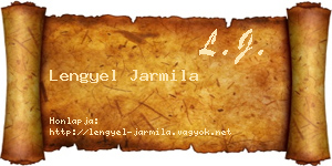 Lengyel Jarmila névjegykártya